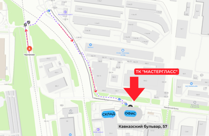 Карта проезда